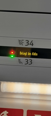 Reservierungsanzeige