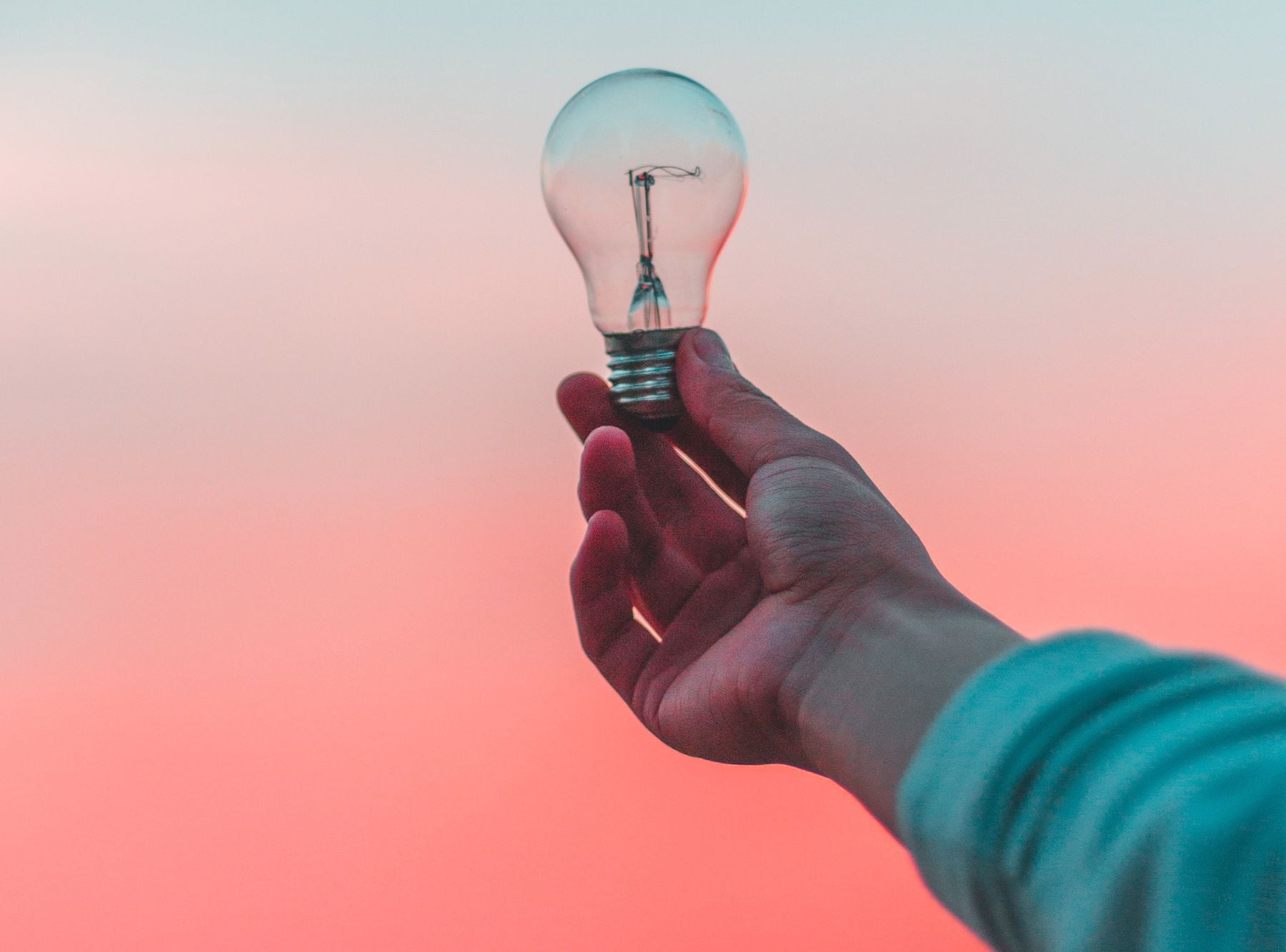 Gluehbirne als Zeichen für Innovation