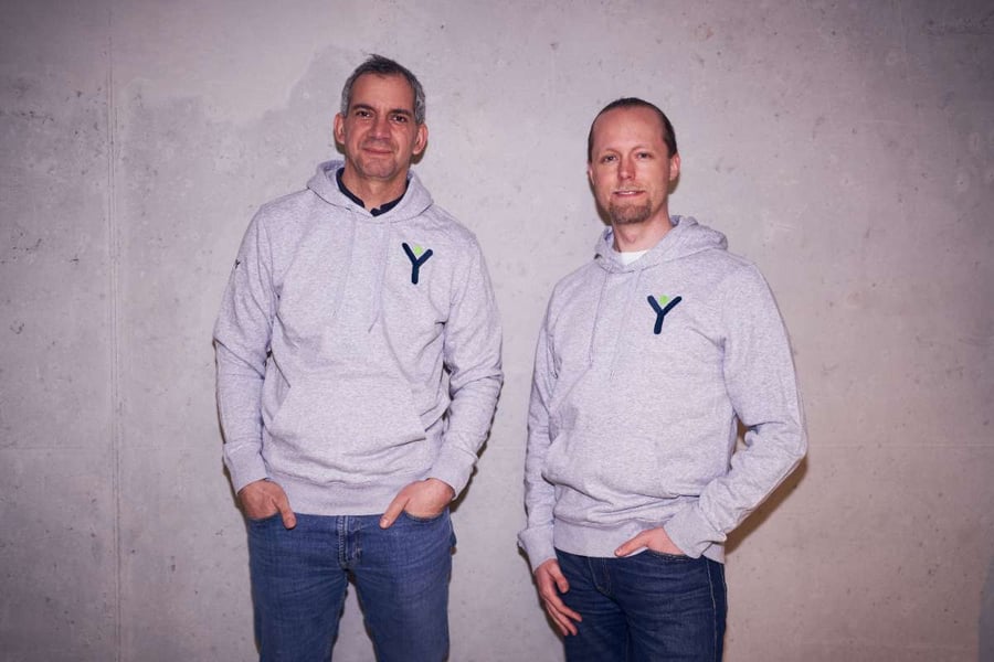 Die zukünftigen Geschäftsführer der LUY GmbH: Alexander Youssef und Manuel Deil 